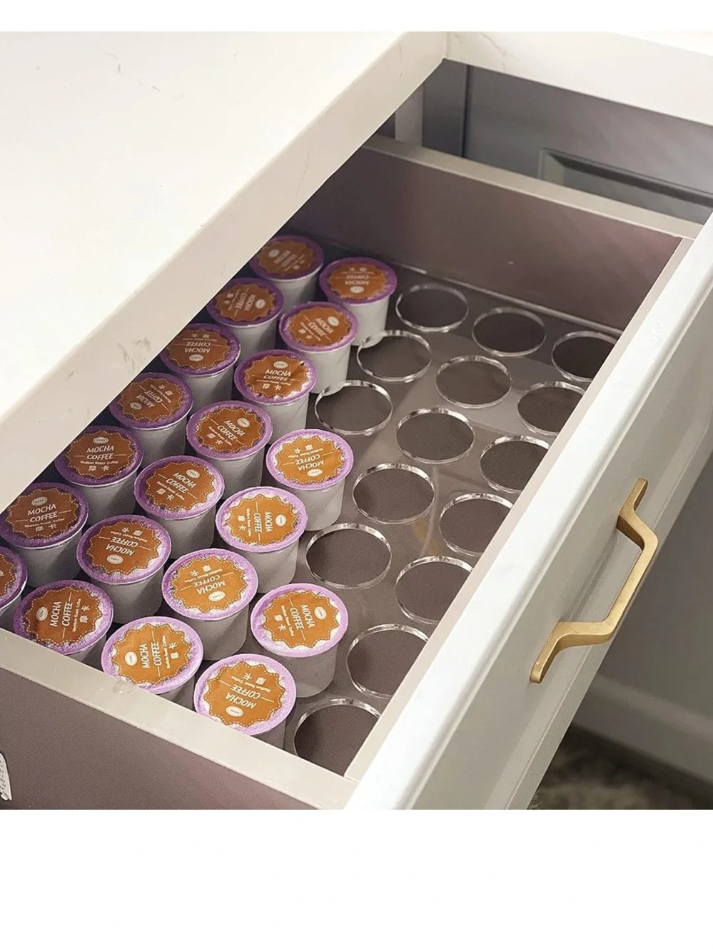 New Clear Acrylic Multi-Slot Organizer Tray - Clear